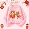 Áo Thun Dài Tay Tết Bính Ngọ Múa Lân 2.026 cho Bé Trai, Bé Gái, Vải Cotton, CIUCIU KID 7