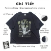 Áo Thun Đen Nam Nữ Green Flag Loose 100% Cotton Form Rộng - Giá chỉ 379.000₫ 3