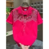 Áo thun đính đá đôi nam nữ - Thiết kế thời trang, giá chỉ 289.000 VND 8