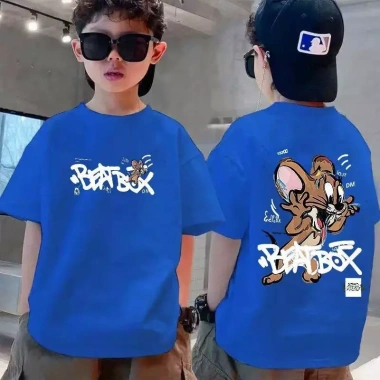Áo Thun Độc Đáo Chuột Vui cho Bé Gái & Trai - COD2.025, 100% Cotton, Chất Cao, 143.332₫