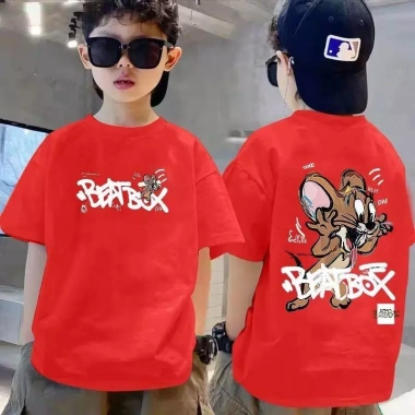 Áo Thun Độc Đáo Chuột Vui cho Bé Gái & Trai - COD2.025, 100% Cotton, Chất Cao, 143.332₫
