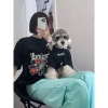 Áo thun đôi chủ & thú cưng 100% cotton mùa hè thoáng mát, họa tiết 2 màu cho chó và mèo - Giá ưu đãi 445.553₫ 2