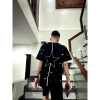 Áo Thun Đôi Nam Nữ Đôn Lờ Cờ E Chấm Đốm Sáng - Phong Cách Hàn Mới, Giá 66.300₫ 5