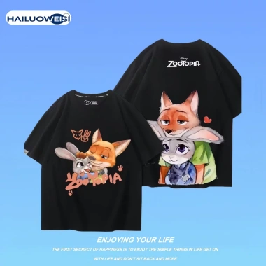 Áo Thun Đôi Nữ Rabbit & Fonik Mr.Fox - Form Rộng, Cotton Mềm, Giá 132.750₫