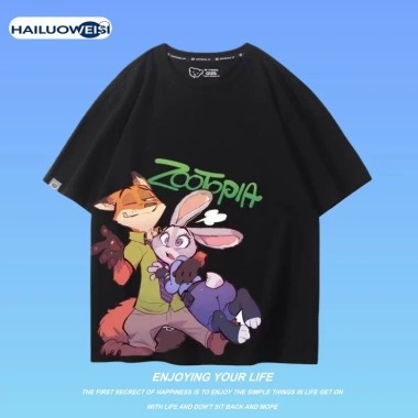 Áo Thun Đôi Nữ Rabbit & Fonik Mr.Fox - Form Rộng, Cotton Mềm, Giá 132.750₫