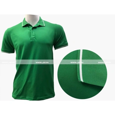 Áo Thun Đồng Phục Sẵn Hàng Loại Sọc Trắng - 3 Màu Vàng Xanh Lá Xanh Két Giá 110k 3