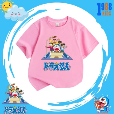 Áo Thun Doraemon Hồng Bé Gái 15-40kg Cotton 4 Chiều Thoáng Mát Giá 90k 5 Áo Thun Doraemon Hồng Bé Gái 15-40kg Cotton 4 Chiều Thoáng Mát Giá 90k 5