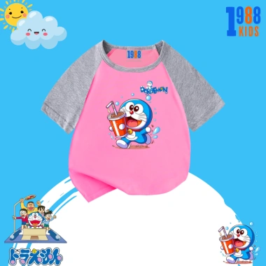 Áo Thun Doraemon Hồng Bé Gái 15-40kg Cotton 4 Chiều Thoáng Mát Giá 90k 7 Áo Thun Doraemon Hồng Bé Gái 15-40kg Cotton 4 Chiều Thoáng Mát Giá 90k 7