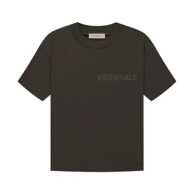 Áo thun Essentjals 2.022 logo nhung offblack - Giá ưu đãi 470.000đ, chất liệu mềm mại