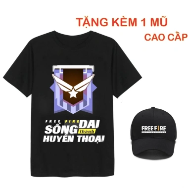 Áo thun Free Fire rank + nón chất lượng - Giá 119.000 VND giảm từ 148.750 VND 6