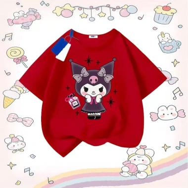 Áo Thun Gái Hàng Đầu Mùa Hè 100% Cotton Thoáng Khí Dáng Rộng Cổ Tròn In Thỏ Nhỏ Hoa Đơn Giá Ưu Đãi 85.999 VND
