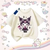 Áo Thun Gái Hàng Đầu Mùa Hè 100% Cotton Thoáng Khí Dáng Rộng Cổ Tròn In Thỏ Nhỏ Hoa Đơn Giá Ưu Đãi 85.999 VND 8