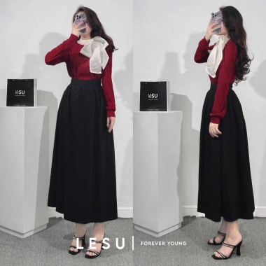 Áo thun gân cổ thắt nơ tay dài - Ảnh tự chụp, giảm giá 213.000đ 3 Áo thun gân cổ thắt nơ tay dài - Ảnh tự chụp, giảm giá 213.000đ 3