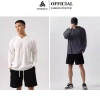 Áo thun gân tăm nam dài tay cổ tròn TOMIJUN co giãn 4 chiều unisex trẻ trung năng động 6