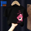 Áo Thun Gấu Dâu Bé Gái Cotton Thoáng Mát In Hình Lotso 15-40kg TE150 Giá 90.000 10