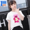 Áo thun Gấu Dâu Lotso cho Bé 15-40kg - Cotton thoáng mát, nhiều màu, giảm 20% TE151 10