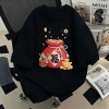 Áo thun gia đình 100% cotton RANZIHUI dáng rộng cổ tròn Tết Nguyên Đán 2.026 cha mẹ và con 5