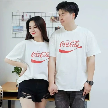 Áo thun gia đình CocaCola cotton, đủ màu, size 100kg, giảm giá 47.000đ 6