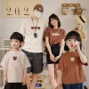 Áo thun gia đình Fami Style - Bố Mẹ Bé in gấu nhỏ cotton thấm hút mồ hôi, mát mẻ, 123.000₫