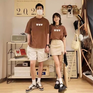 Áo thun gia đình Fami Style - Bố Mẹ Bé in gấu nhỏ cotton thấm hút mồ hôi, mát mẻ, 123.000₫