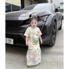 Áo thun gia đình Kitty Klome form xuông unisex cho mẹ và bé giá chỉ 175.000₫ 2
