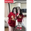 Áo thun gia đình ngựa đồng xu vàng cho bé - áo phông mùa hè unisex trẻ em, phong cách kid genz, giá 126.000₫