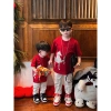 Áo thun gia đình ngựa nhũ unisex form xuông cho mẹ và bé Kid GenZ giảm giá 185.000 4