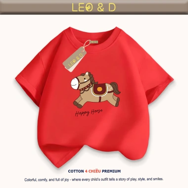 Áo thun gia đình Tết 2.026 in ngựa nâu đỏ cotton 4C LEO&D size 9-90kg giá 117.000đ 3 Áo thun gia đình Tết 2.026 in ngựa nâu đỏ cotton 4C LEO&D size 9-90kg giá 117.000đ 3