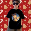 Áo thun Giáng sinh Happy Christmas Pikachu trẻ em cotton mềm giảm giá 22%