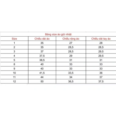 Áo thun giữ nhiệt co giãn 4 chiều thoải mái cho bé 7-17kg mùa thu đông - giá chỉ 40.000đ giảm mạnh