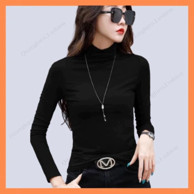 Áo thun giữ nhiệt nữ tay dài cổ lọ 3 phân ôm body siêu ấm, co giãn đa màu 39.900₫ 6