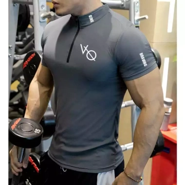 Áo Thun Gym Nam Cổ Trụ Ngắn Tay Form Ôm Body, Vải Thun Lạnh Co Dãn, Thể Thao, Giá Ưu Đãi 199k 5 Áo Thun Gym Nam Cổ Trụ Ngắn Tay Form Ôm Body, Vải Thun Lạnh Co Dãn, Thể Thao, Giá Ưu Đãi 199k 5