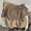 Áo thun Hàn Quốc trẻ em dày cotton màu trơn, áo len mùa xuân - thu - đông, phiên bản bé trai bé gái, giảm giá 209,370 VND 2