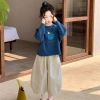 Áo thun Hàn Quốc trẻ em mùa xuân, áo sơ mi tay dài phong cách mới, bé gái thời trang – chỉ 316.934đ 10