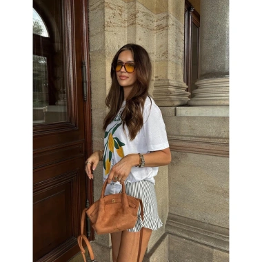 Áo Thun Happy Sunday Trái Cây Oversize Unisex RTOML - Giao Hàng 24h - 69.000 VNĐ