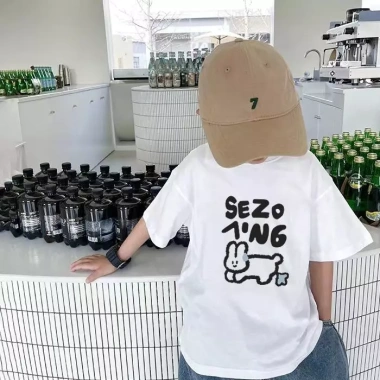 Áo Thun Hè Cho Bé - Phong Cách Hàn, Cotton 100%, Ngắn Tay, Giá 85.999đ Giảm Giá