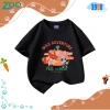 Áo thun hottrend Zootopia 2 cho bé trai, bé gái - màu đen, cam, cổ tròn, cotton co giãn 4 chiều, giá 90k 5