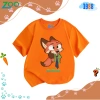 Áo thun hottrend Zootopia 2 cho bé trai, bé gái - màu đen, cam, cổ tròn, cotton co giãn 4 chiều, giá 90k 7