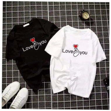 Áo thun I LOVE YOU unisex nam nữ cotton 100% - Giá chỉ 174.500 VND giảm mạnh