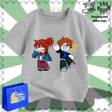 Áo thun in hình Tết 2.026 cho bé trai và bé gái, cotton mềm, size 9-34kg, 98.020đ 4