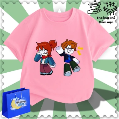 Áo thun in hình Tết 2.026 cho bé trai và bé gái, cotton mềm, size 9-34kg, 98.020đ 5