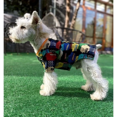 Áo thun in hình thú cưng mèo Puppy thoáng khí, phù hợp bốn mùa, giảm giá 21%