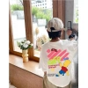Áo Thun Kanak Baju In Graffiti Dễ Thương, Dáng Rộng, Nguyên Chất, Phù Hợp Mùa Hè - Giá 100.333 VND (Giảm từ 122.406 VND) 2