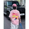 Áo Thun Kanak Baju In Graffiti Dễ Thương, Dáng Rộng, Nguyên Chất, Phù Hợp Mùa Hè - Giá 100.333 VND (Giảm từ 122.406 VND) 7