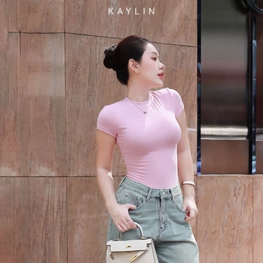 Áo thun Kaylin Basic cotton co giãn N2.116 - Phong cách trẻ trung, giá 290.000 VND