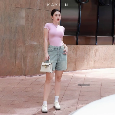Áo thun Kaylin Basic cotton co giãn N2.116 - Phong cách trẻ trung, giá 290.000 VND