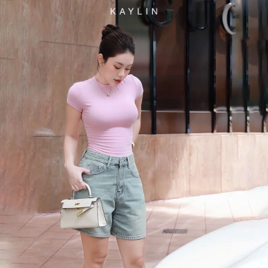Áo thun Kaylin Basic cotton co giãn N2.116 - Phong cách trẻ trung, giá 290.000 VND