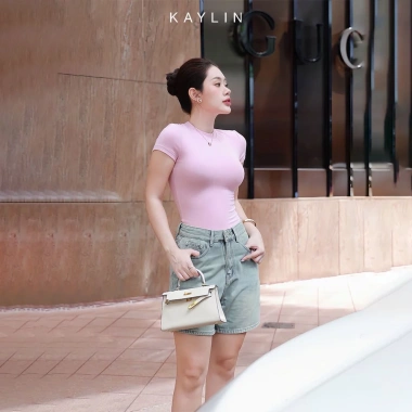 Áo thun Kaylin Basic cotton co giãn N2.116 - Phong cách trẻ trung, giá 290.000 VND