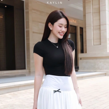 Áo thun Kaylin Basic cotton co giãn N2.116 - Phong cách trẻ trung, giá 290.000 VND