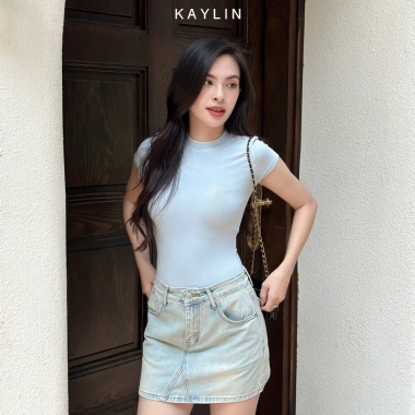 Áo thun Kaylin Basic cotton co giãn N2.116 - Phong cách trẻ trung, giá 290.000 VND 9 Áo thun Kaylin Basic cotton co giãn N2.116 - Phong cách trẻ trung, giá 290.000 VND 9